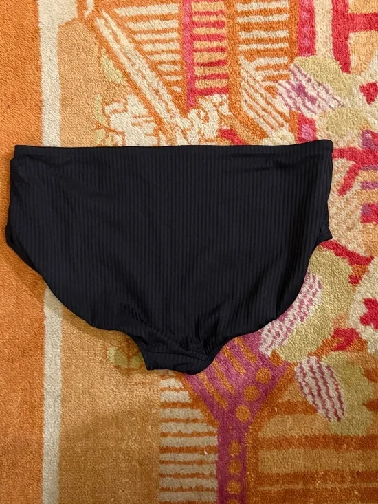 Albion fit Large L black stripe bikini bottoms swim - Picture 3 of 3